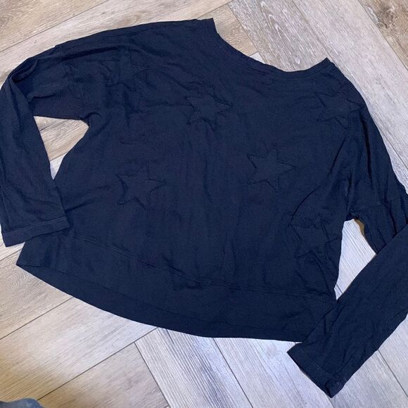 Sundry Long sleeve Embroidered Star Top - Picture 1 of 7